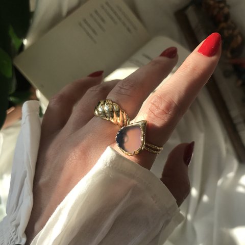 Mekong Agat 2 Doğal Taş Yüzük