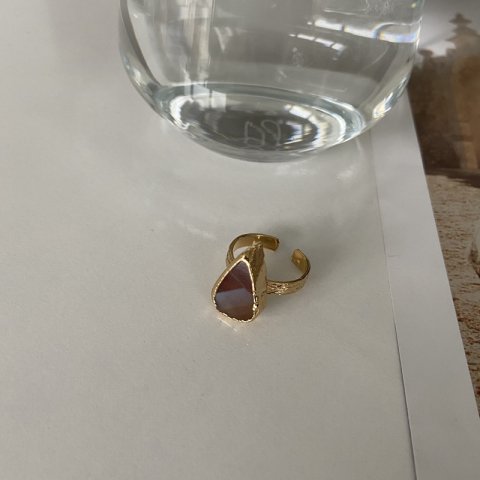 THAR Agat Doğal Taş Yüzük