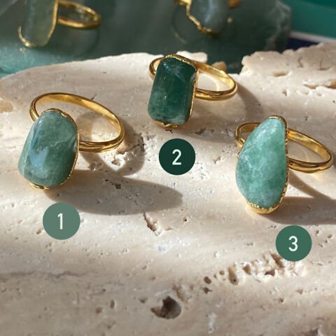 Aventurin Şans Taşı Yüzük