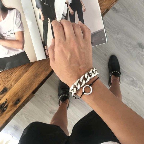 Maxi Maximal Gümüş Bileklik