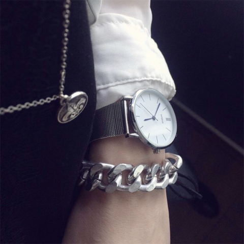 Maxi Maximal Gümüş Bileklik