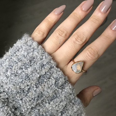 Perito Moreno 2 Agat Doğal Taş Yüzük