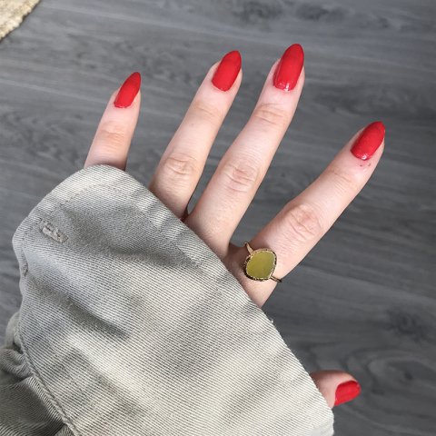 Lago Di Nemi 4 Agat Doğal Taş Yüzük