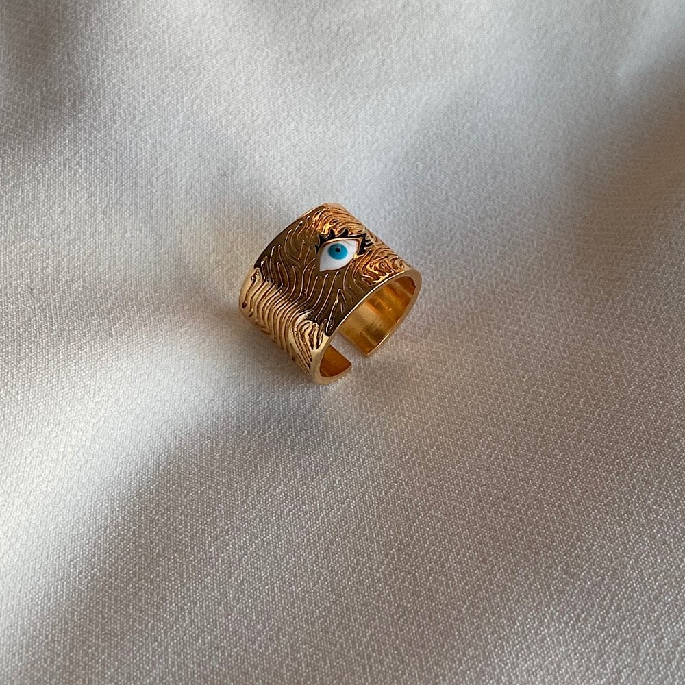 Kiklop Mineli Göz Yüzük