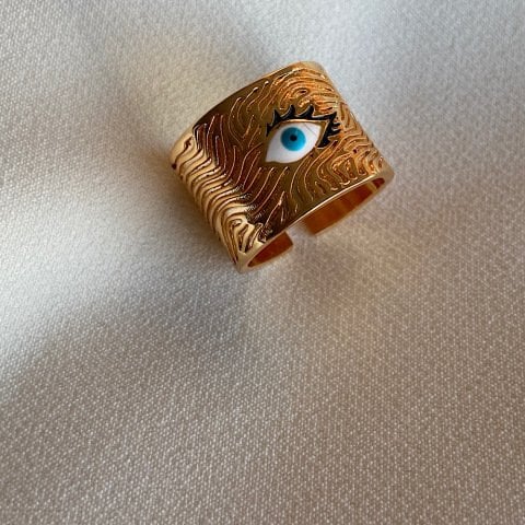 Kiklop Mineli Göz Yüzük