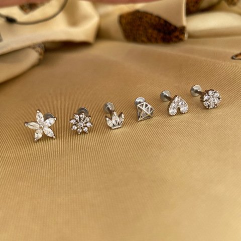 Piercing Düz Arkalı