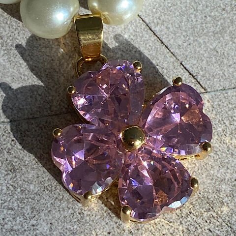 Barbie İncili Yonca Şans Choker