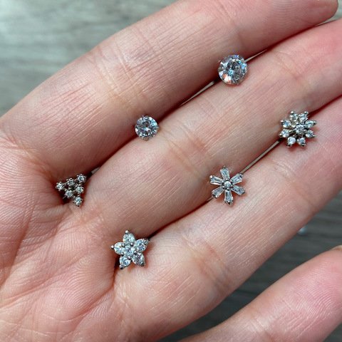 Piercing Topçuk Arkalı