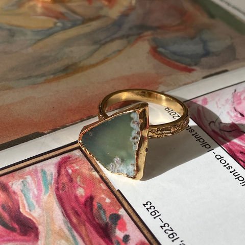 Tayland Agat Doğal Taş Yüzük