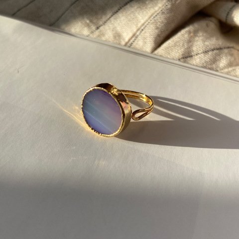 Salda Gölü 2 Agat Doğal Taş Yüzük