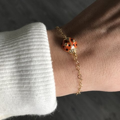 Uğur Böceği Bileklik