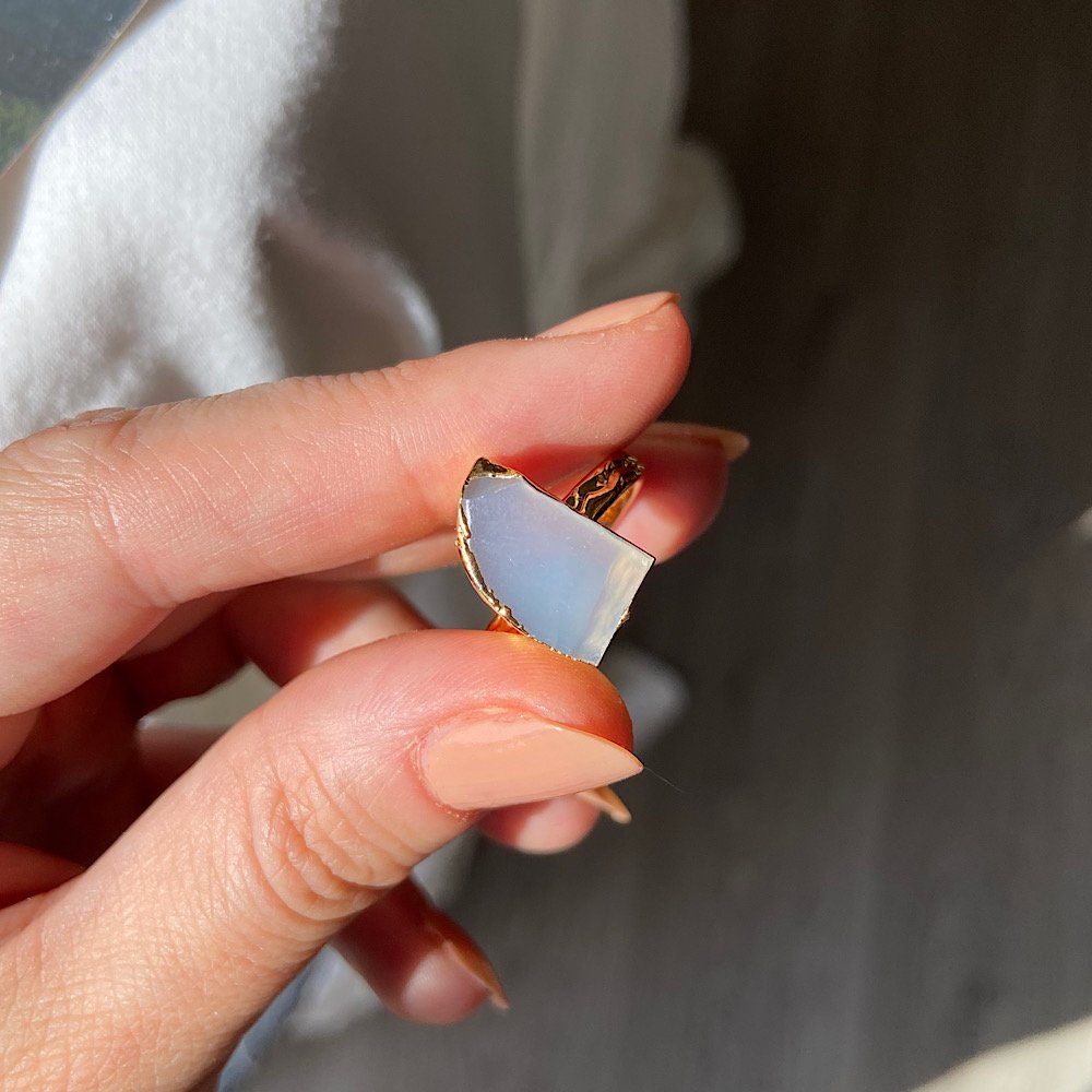 Alaska Agat Doğal Taş Yüzük