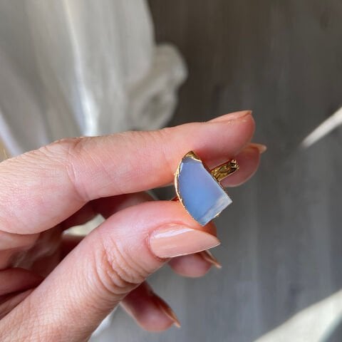 Alaska Agat Doğal Taş Yüzük