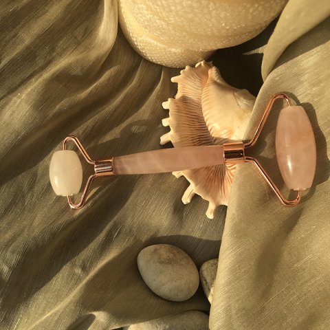 Pembe Kuvars Doğal Taş Face Roler