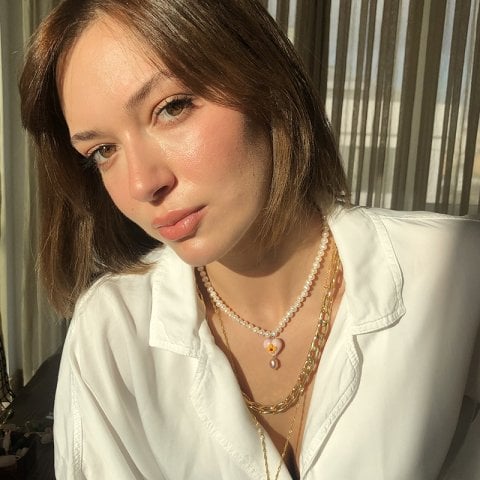 Heart Of Simonetta Pembe kolye