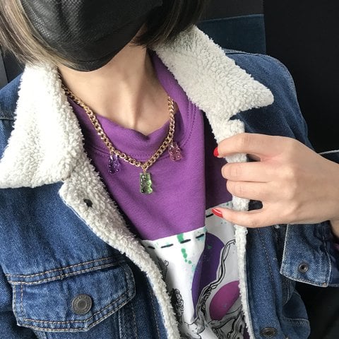 Üçlü Jelibon Kolye