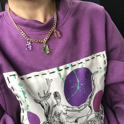 Üçlü Jelibon Kolye