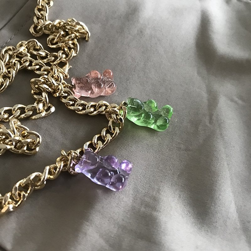 Üçlü Jelibon Kolye