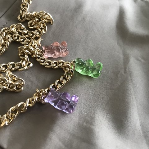 Üçlü Jelibon Kolye