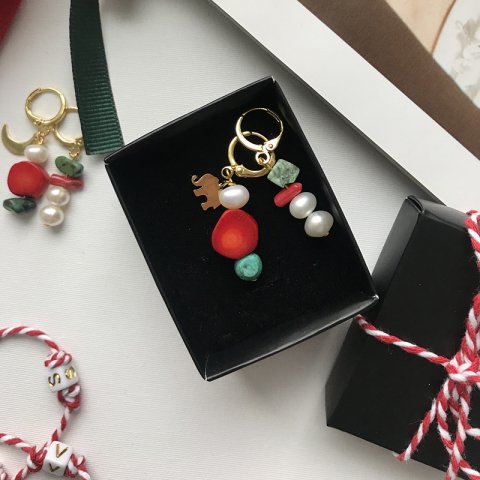 Christmas Şans Küpe