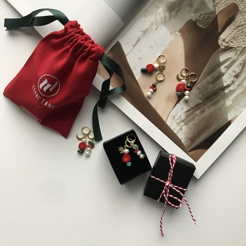 Christmas Şans Küpe