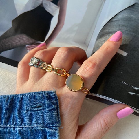 Patara Agat Doğal Taş Yüzük