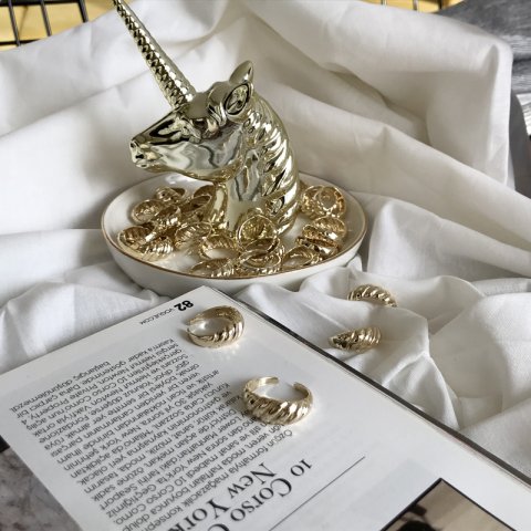 Burgu Yüzük Light Gold