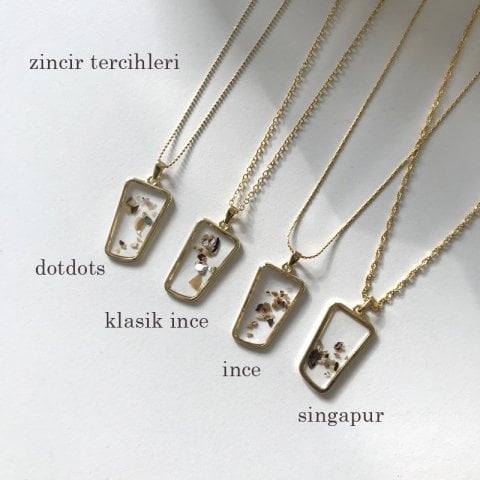 Reçinede Sedef Kolye