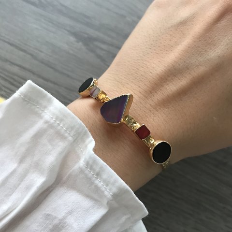 Procida Agat Doğal Taş Bileklik