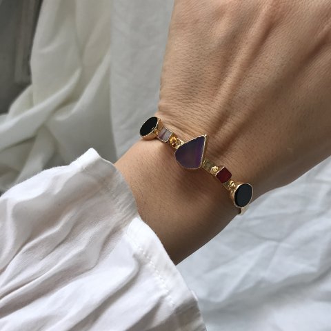 Procida Agat Doğal Taş Bileklik