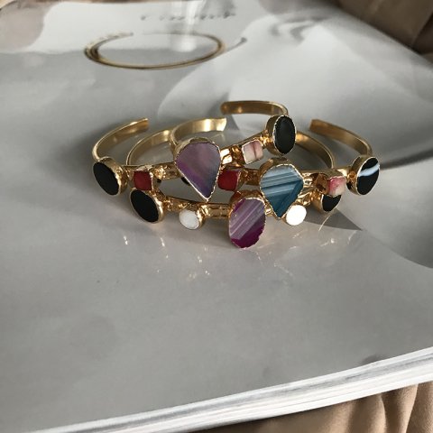 Procida Agat Doğal Taş Bileklik