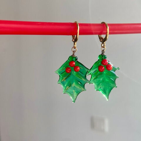 Kokina Murano Cam Küpe