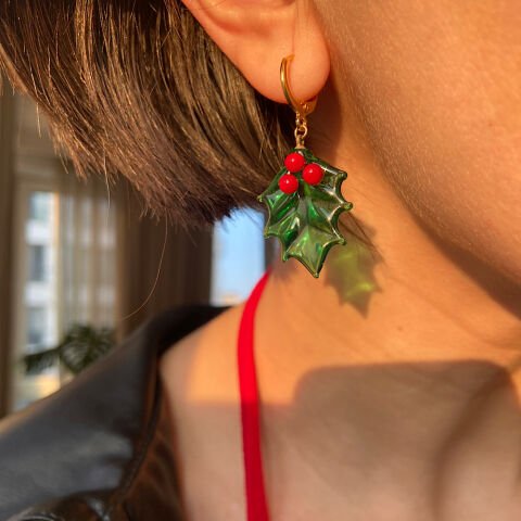 Kokina Murano Cam Küpe