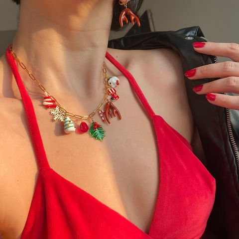 Yeni Yıl Dilek Charm Kolye