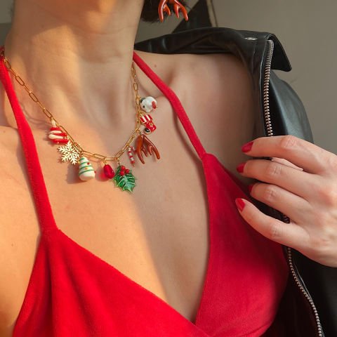 Yeni Yıl Dilek Charm Kolye