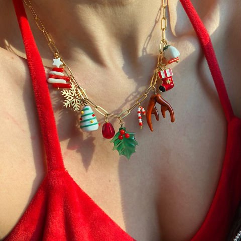 Yeni Yıl Dilek Charm Kolye