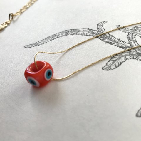 Kırmızı Murano Kolye