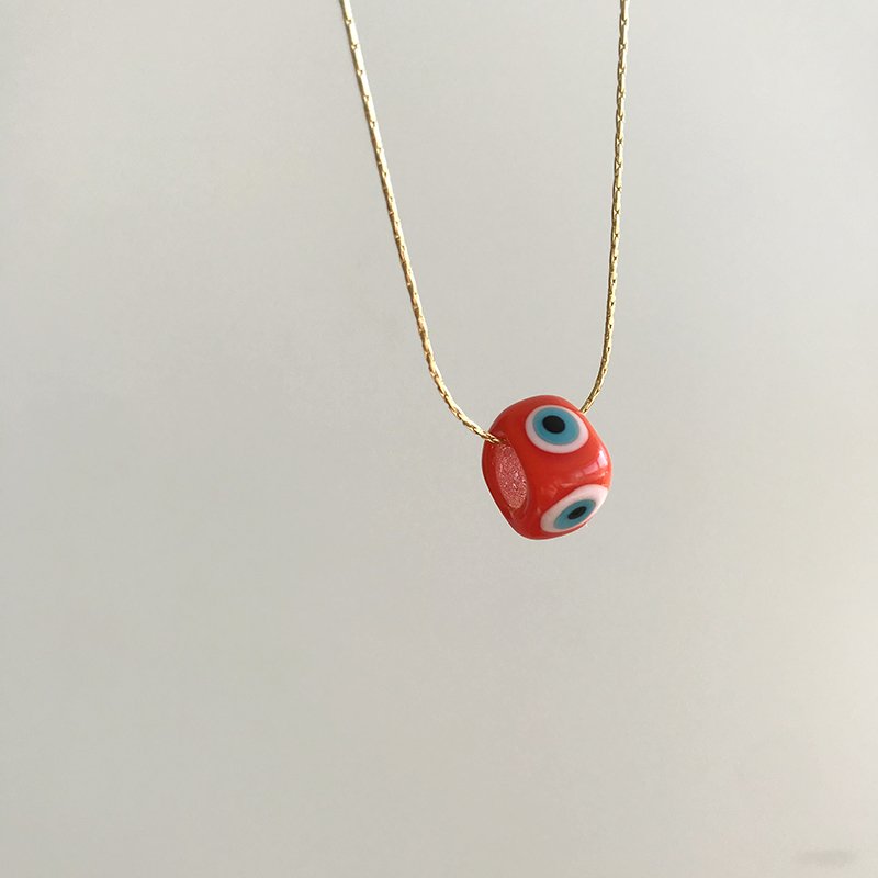 Kırmızı Murano Kolye