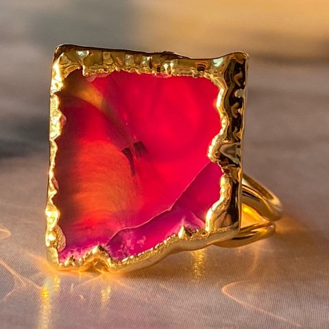 Le Spezia 3 Agat Doğal Taş Yüzük