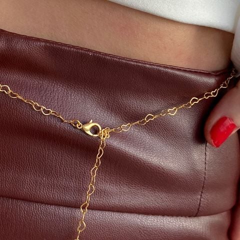 Kalpli Bel Zinciri Narlı