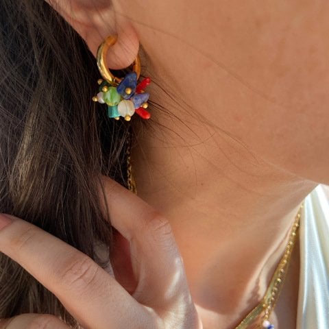 Minimal Doğal Taş Charm Set