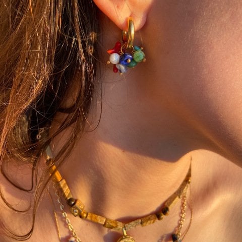 Minimal Doğal Taş Charm Set