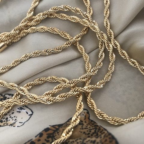 Kalın Burgu Zincir Kolye