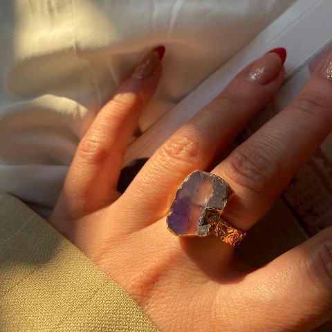 Le Spezia 5 Agat Doğal Taş Yüzük