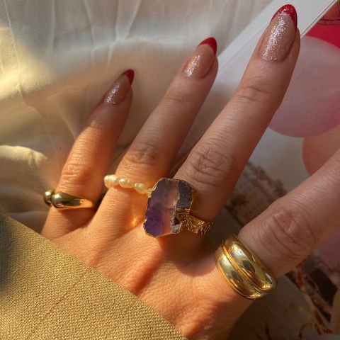 Le Spezia 5 Agat Doğal Taş Yüzük