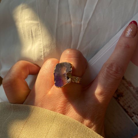 Le Spezia 5 Agat Doğal Taş Yüzük