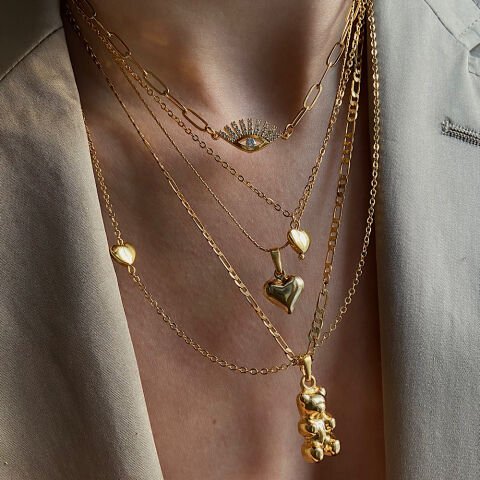 Göz Choker Kolye