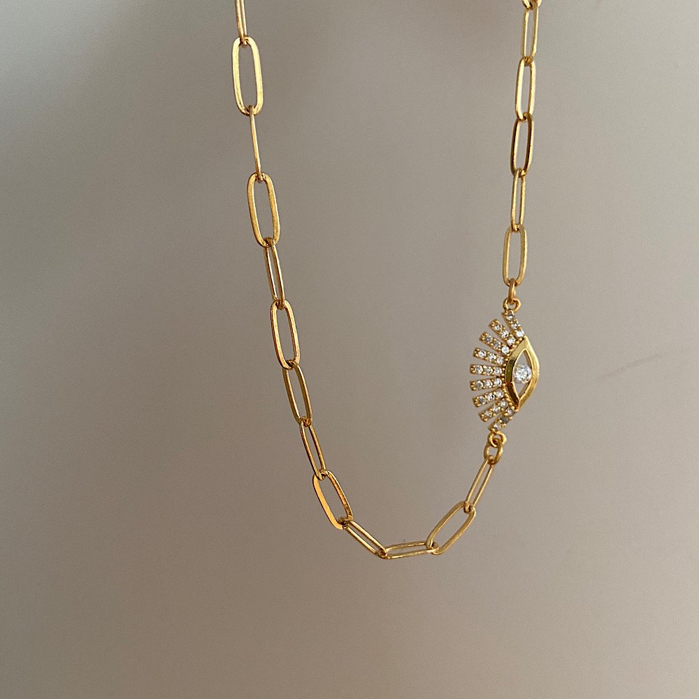 Göz Choker Kolye