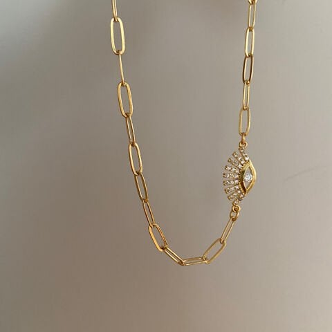 Göz Choker Kolye