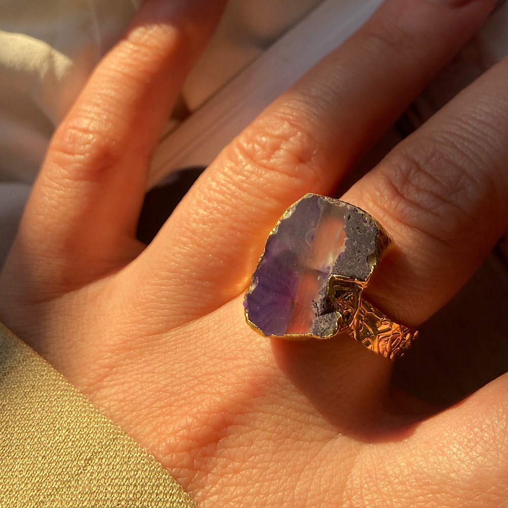 Le Spezia 5 Agat Doğal Taş Yüzük